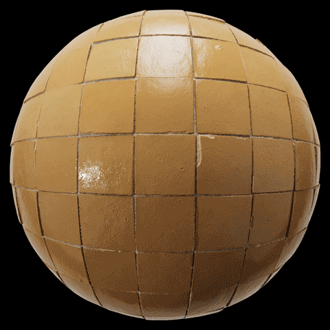 GLAZED Material Sphere River